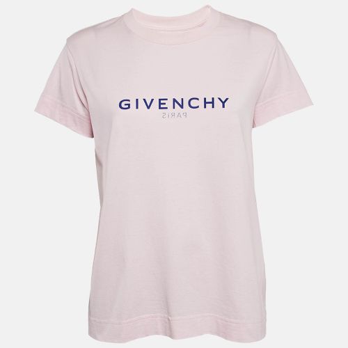 Light Logo Print Jersey Crew Neck T-Shirt L - Givenchy - Modalova