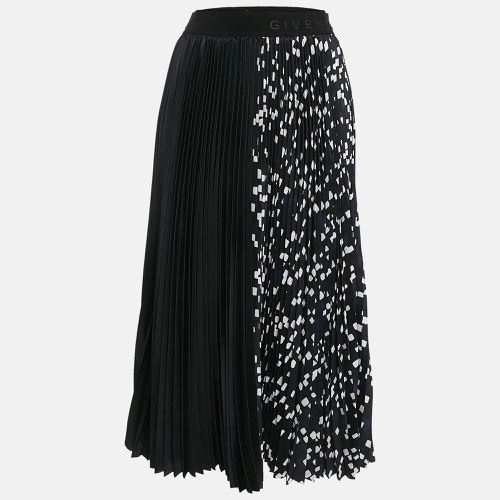 Geometric Print Sateen Pleated Midi Skirt S - Givenchy - Modalova