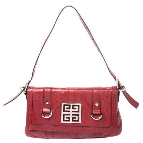 Leather Logo Shoulder Bag - Givenchy - Modalova