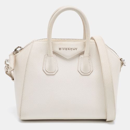 Off Leather Mini Antigona Satchel - Givenchy - Modalova