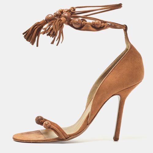 Suede Ankle Tie Sandals Size 37.5 - Givenchy - Modalova