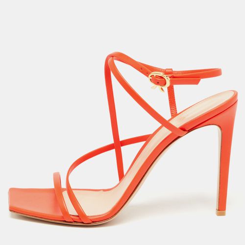 Poppy Leather Manilla Sandals Size 36.5 - Gianvito Rossi - Modalova