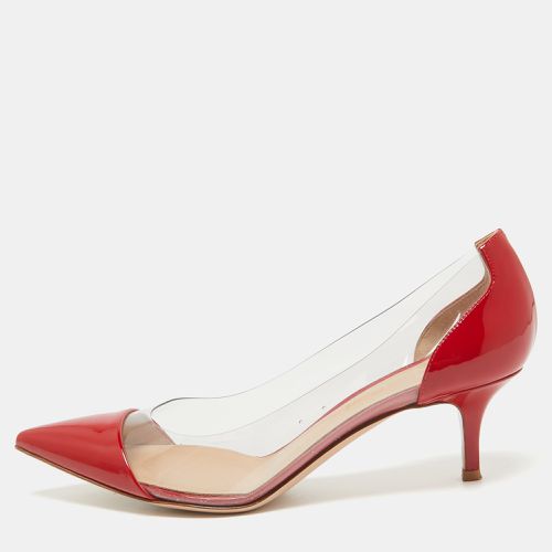 Patent Leather and PVC Plexi Pumps Size 38.5 - Gianvito Rossi - Modalova