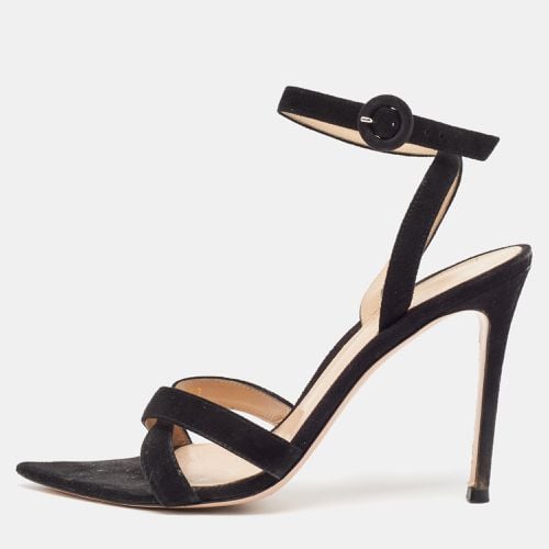 Suede Ankle Strap Sandals Size 37 - Gianvito Rossi - Modalova