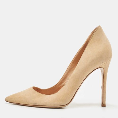 Suede Gianvito 105 Pointed Toe Pumps Size 38 - Gianvito Rossi - Modalova