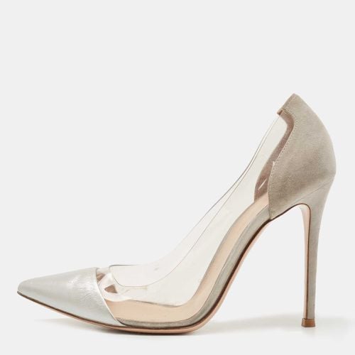 Transparent PVC and Leather Plexi Pumps Size 40 - Gianvito Rossi - Modalova