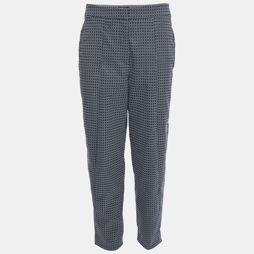 Grey Patterned Knit Pants M - Giorgio Armani - Modalova