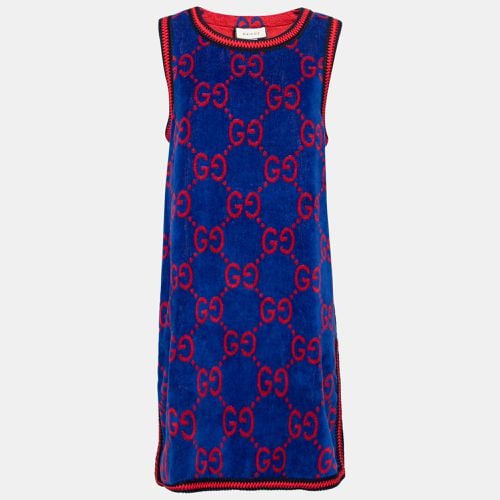 GG Jacquard Terry Cotton Sleeveless Dress L - Gucci - Modalova