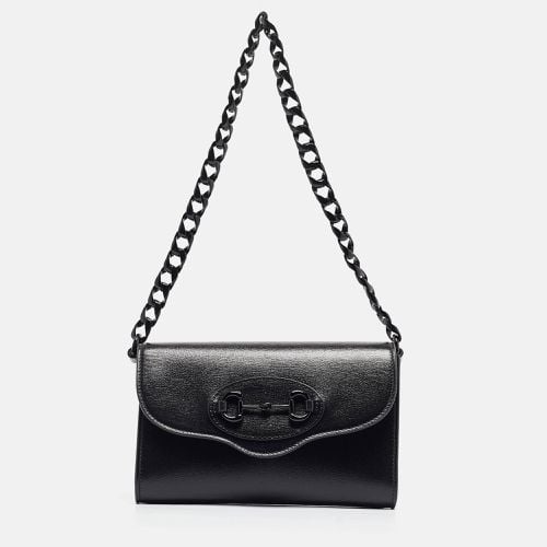 Leather Mini Monochrome Horsebit 1955 Shoulder Bag - Gucci - Modalova