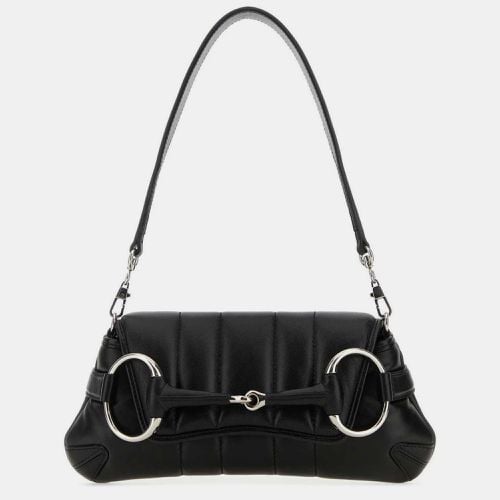 Leather Horsebit Chain Small Shoulder Bag - Gucci - Modalova