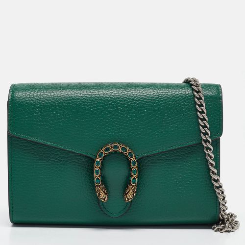 Leather Mini Dionysus Crystals Shoulder Bag - Gucci - Modalova