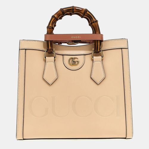 Leather Diana Small Shopping Bag - Gucci - Modalova