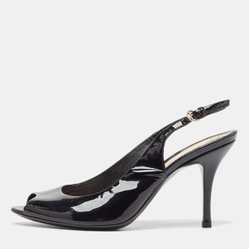 Patent Peep Toe Slingback Pumps Size 36.5 - Gucci - Modalova