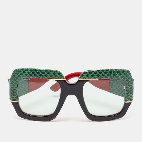 Snakeskin GG0484S Square Sunglasses - Gucci - Modalova