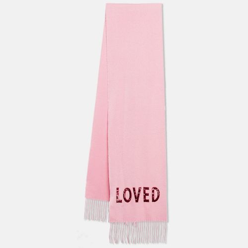 LOVED Embellished Cashmere & Silk Scarf - Gucci - Modalova