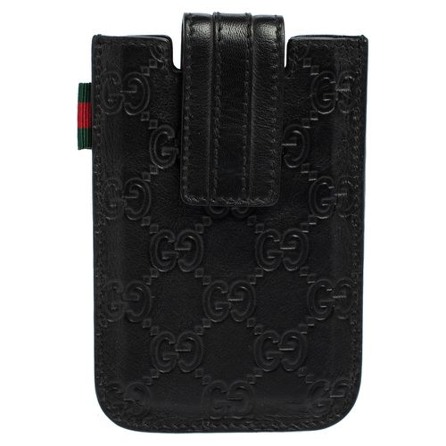 Ssima Leather Leather iPhone Case - Gucci - Modalova