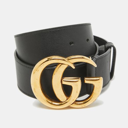 Leather GG Marmont Buckle Belt 70CM - Gucci - Modalova