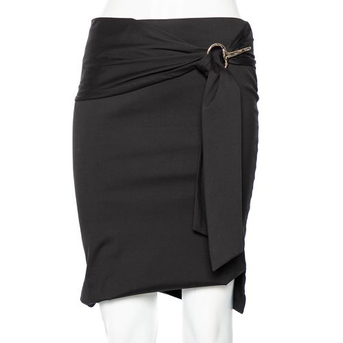 Cotton Waist Tie Detail Knee Length Skirt S - Gucci - Modalova