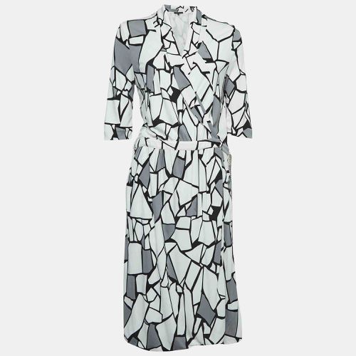 Monochrome Printed Jersey Midi Wrap Dress XL - Gucci - Modalova