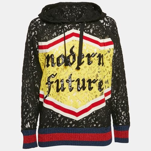 Modern Future Sequin Embroidered Lace Hoodie XXS - Gucci - Modalova