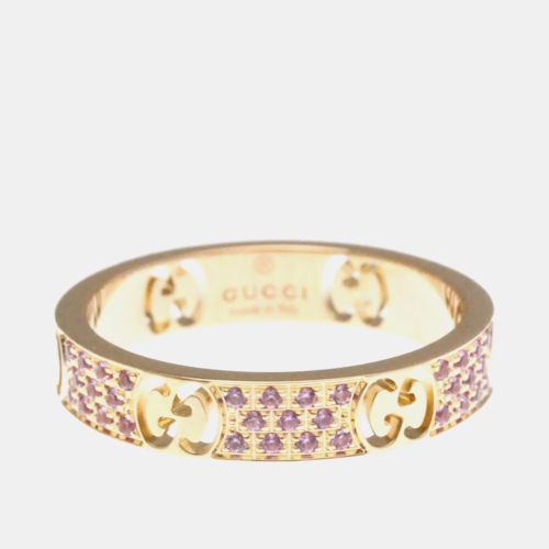 Icon Stardust Ring Gold 18K Fashion Sapphire Band Ring Gold - Gucci - Modalova