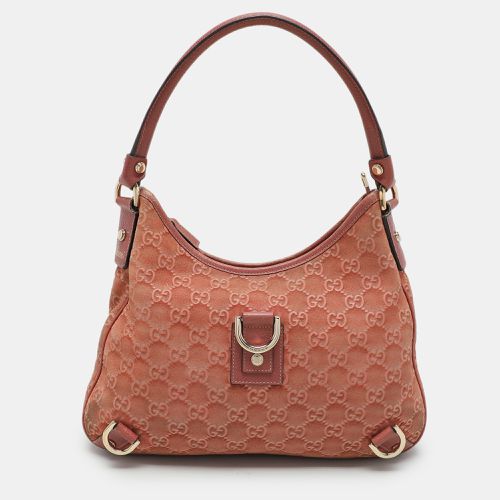 Sssima Suede Abbey D-Ring Hobo - Gucci - Modalova