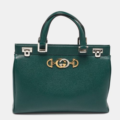 Zumi Leather Medium Top Handle Bag - Gucci - Modalova