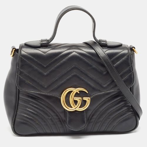 Matelassé Leather Small GG Marmont Top Handle Bag - Gucci - Modalova