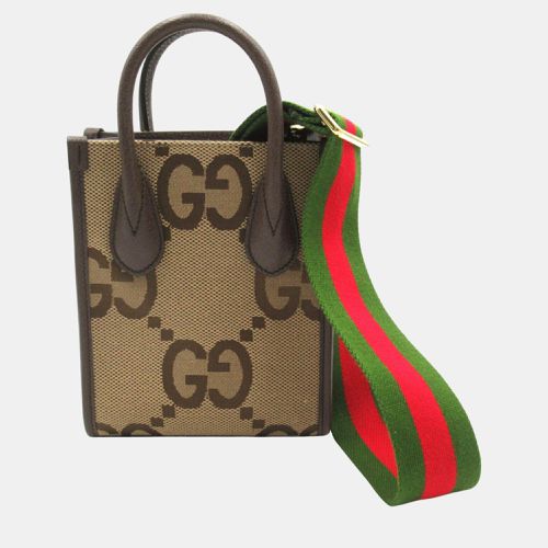 Canvas Jumbo GG Tote Bag - Gucci - Modalova