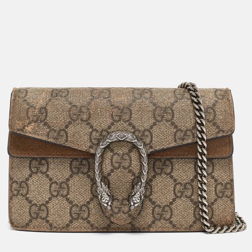 GG Supreme Canvas and Suede Super Mini Dionysus Shoulder Bag - Gucci - Modalova