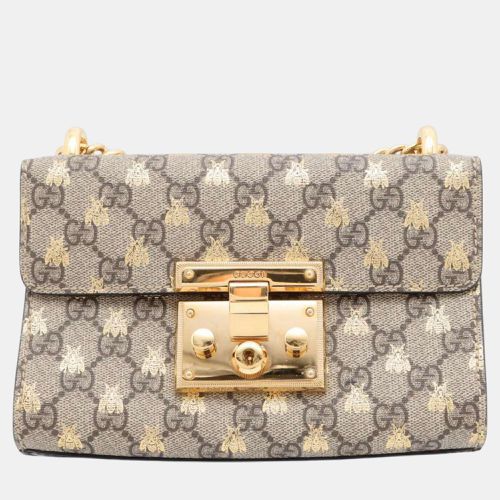 Padlock Double Chain Shoulder Small Bag - Gucci - Modalova