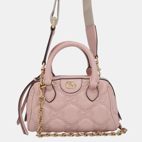 Leather GG Matelasse Mini Travel Bag - Gucci - Modalova