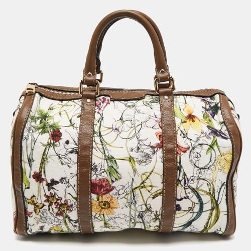 Multicolor Canvas and Leather Medium Floral Joy Boston Bag - Gucci - Modalova