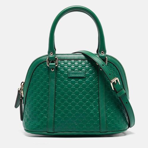 Microssima Leather Small Nice Dome Bag - Gucci - Modalova