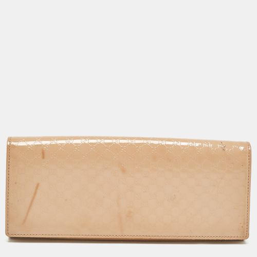 Microssima Patent Leather Broadway Clutch - Gucci - Modalova