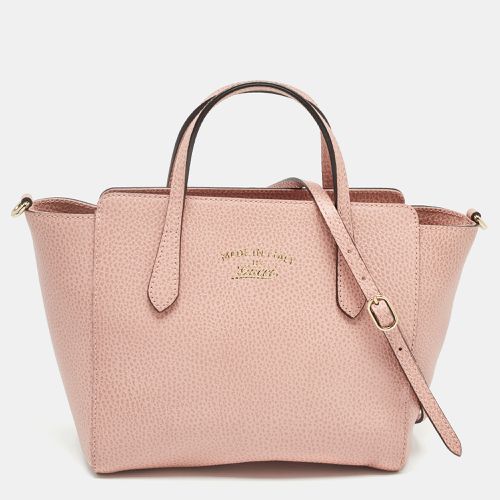 Gucci Pink Leather Mini Swing Tote - Gucci - Modalova