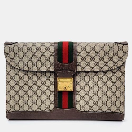 Gucci Beige Canvas Messenger Bag - Gucci - Modalova