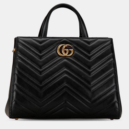 Leather Small GG Marmont Matelasse Tote Bag - Gucci - Modalova