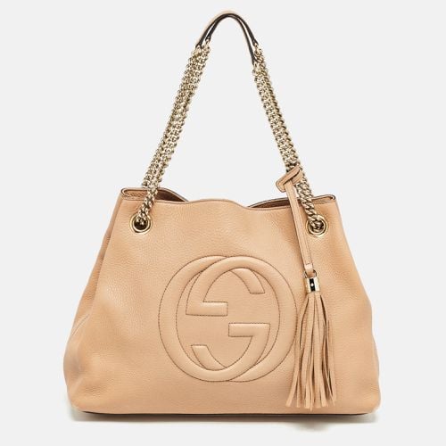 Leather Medium Soho Chain Tote - Gucci - Modalova