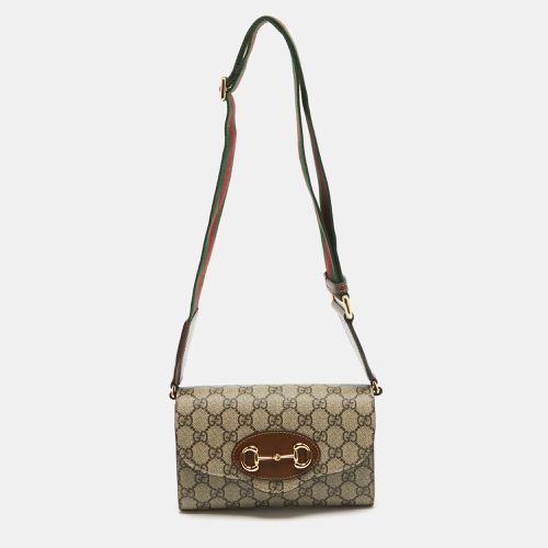 GG Supreme Canvas Mini Horsebit 1955 Crossbody Bag - Gucci - Modalova