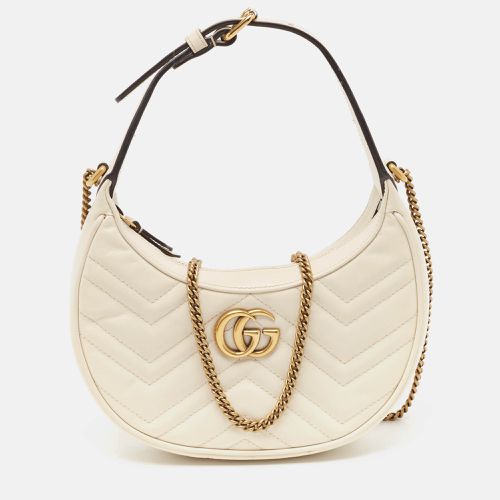 Off Matelasse Leather Mini GG Marmont Shoulder Bag - Gucci - Modalova