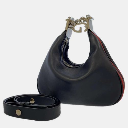 Leather Small Attache Shoulder Bag - Gucci - Modalova