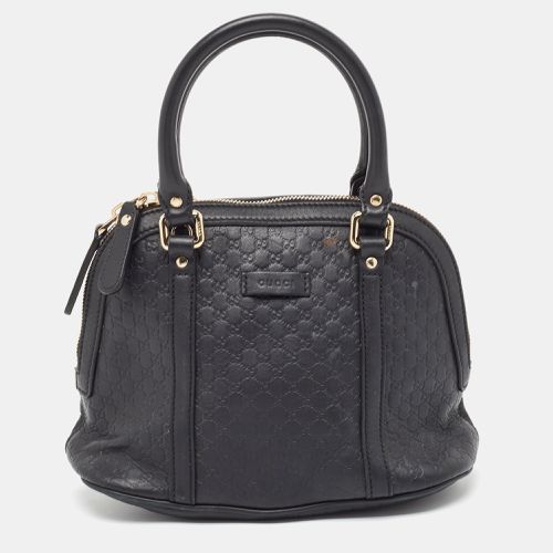 Microssima Leather Mini Nice Dome Bag - Gucci - Modalova