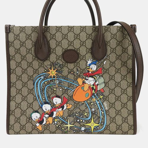 Beige GG Supreme Canvas Donald Duck Tote Bag - Gucci - Modalova