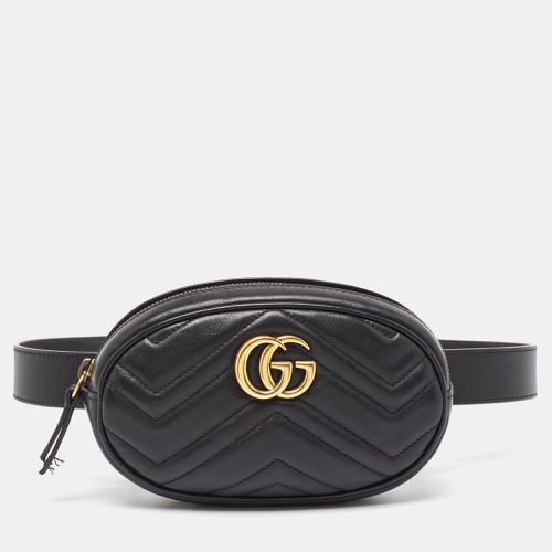 Matelassé Leather Mini GG Marmont Belt Bag - Gucci - Modalova