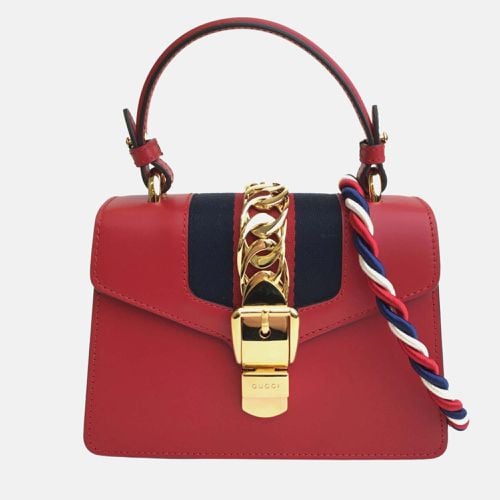 Leather Mini Sylvie Shoulder Bag - Gucci - Modalova