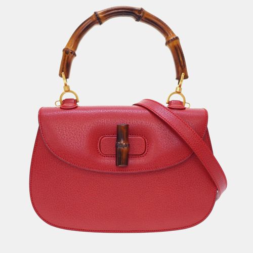 Leather Bamboo 1947 Top Handle Bag - Gucci - Modalova