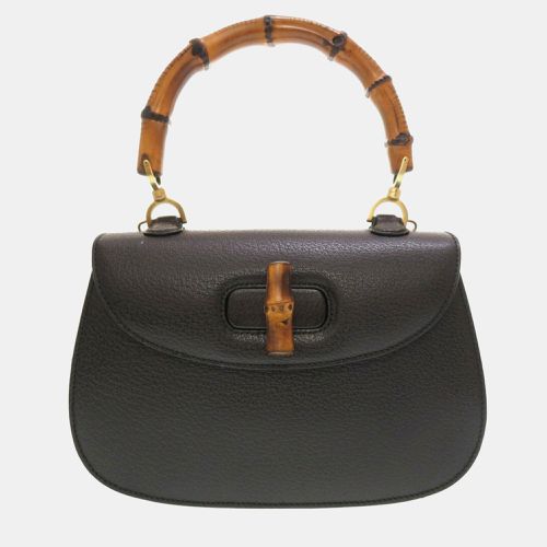 Leather Bamboo 1947 Top Handle Bag - Gucci - Modalova