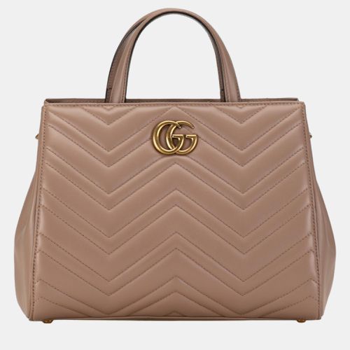 Leather GG Marmont Matelasse Handbag - Gucci - Modalova