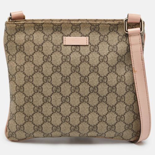 Pink GG Supreme Canvas and Patent Leather Crossbody Bag - Gucci - Modalova